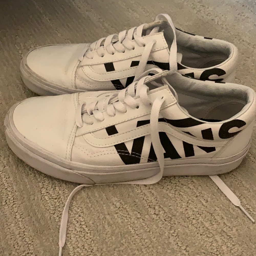 White old skool vans
